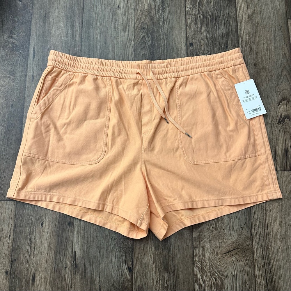 Athleta Farallon Breathable Shorts Women’s Size 3X Peach Orange